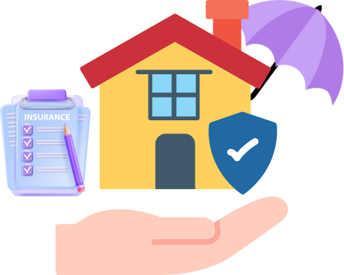 Coverage illustration for home insurance